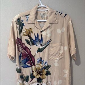 Tropical Short Sleeve Button-Up Shirt